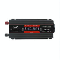 2600W LCD Smart Home Car Inverter 12V To 220V Power Converter