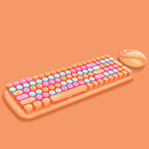 MOFii Candy XR Color Wireless Keyboard And Mouse Set(Vital Orange)