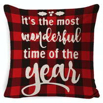 Christmas Decoration Linen Pillowcase Without Pillow Core, Size: 45 x 45cm(SDBZ-00122)