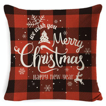 Christmas Decoration Linen Pillowcase Without Pillow Core, Size: 45 x 45cm(SDBZ-00127)
