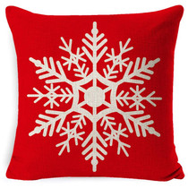 Christmas Linen Red Hug Pillowcase Without Pillow Core, Size: 45 x 45cm(SDBZ-00304)