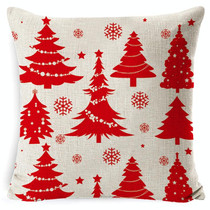 Christmas Linen Red Hug Pillowcase Without Pillow Core, Size: 45 x 45cm(SDBZ-00303)