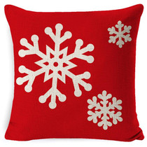 Christmas Linen Red Hug Pillowcase Without Pillow Core, Size: 45 x 45cm(SDBZ-00306)