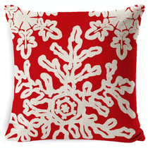 Christmas Linen Red Hug Pillowcase Without Pillow Core, Size: 45 x 45cm(SDBZ-00313)