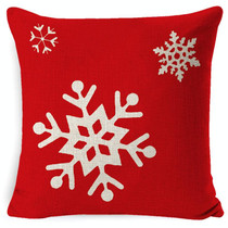 Christmas Linen Red Hug Pillowcase Without Pillow Core, Size: 45 x 45cm(SDBZ-00315)