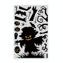 Halloween Decoration Static Wall Stickers(BQ052 Scarecrow)