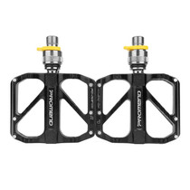 PD-R67Q 1 Pair PROMEND Bicycle Pedal Road Bike Aluminum Alloy Bearing Quick Release Folding Pedal