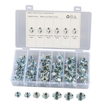 A6344 80 PCS T-Nut 4 Pronged Tee Blind Nuts Assortment Kit