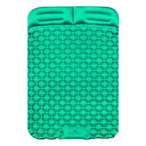 Outdoor Camping Foot-step Automatic Inflatable Cushion Portable TPU Inflatable Double Bed, Size: 195 x 119 x 16cm(Emerald)