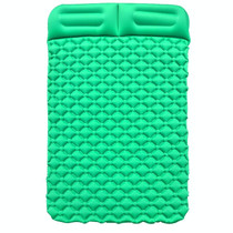 Ordinary Type Outdoor Camping Peripheral Inflatable Cushion Portable TPU Inflatable Double Bed, Size: 195 x 119 x 16cm(Emerald)