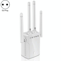 M-95B 300M Repeater WiFi Booster Wireless Signal Expansion Amplifier(White - EU Plug)