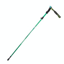 TANERDD TR-D0001 Trekking Poles Aluminum Alloy Folding Outdoor Handrails Trekking Walking Sticks(Short Model (Green))