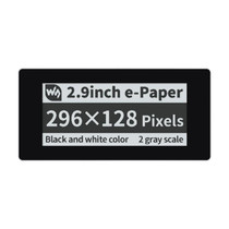 Waveshare 2.9 inch 296 x 128 Pixel Touch Black / White e-Paper Module for Raspberry Pi Pico, SPI Interface