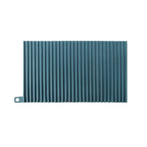 5 PCS TM19003 Multifunctional Heat Insulation Table Pad Kitchen Drain Mat(Navy Blue)