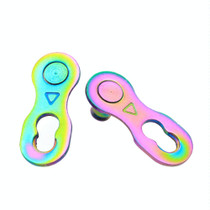 5 Pairs 6/7/8 Speed (Colorful) ZH405 Mountain Road Bicycle Chain Magic Buckle Chain Quick Release Buckle