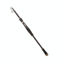 Carbon Telescopic Luya Rod Short Section Fishing Throwing Rod, Length: 2.4m(Straight Handle)