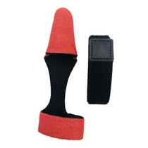 3 PCS Fish Rod Protective Cover High Elasticity Pole Guard Cap + Lashing Strap Set(Red)