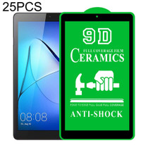 For Huawei MediaPad T3 7.0 inch Wifi Version 25 PCS 9D Full Screen Full Glue Ceramic Film