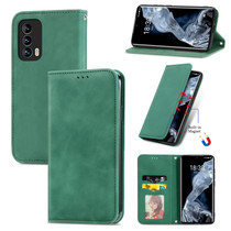 For Meizu 18 Retro Skin Feel Business Magnetic Horizontal Flip Leather Case With Holder & Card Slots & Wallet & Photo Frame(Green)