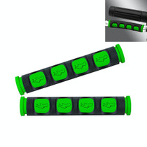 2 PCS Motorcycle Modification Accessories PVC Horn ShapeHand Grip Cover Handlebar Set(Green)