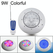 9W ABS Plastic Swimming Pool  Wall Lamp Underwater Light(Colorful+Remote Control)