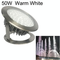 50W Square Park Landscape LED Underwater Light Pool Light(Warm White Light)