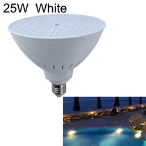 ABS Plastic LED Pool Bulb Underwater Light, Light Color:White Light(25W)