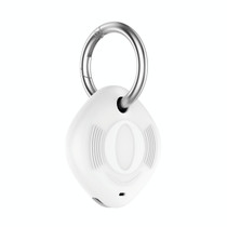 Location Tracker Anti-lost Portable Silicone Protective Case for Samsung Galaxy Smart Tag(White)