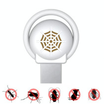 USB Car Mouse Repellent Ultrasonic Mosquito Insect Repellent With Atmosphere Light( White)