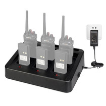 RETEVIS RTC48 Multi-function Interchangeable Slots Six-Way Walkie Talkie Charger for Retevis RT48/RT648