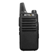 1 Pair RETEVIS RT622 US Frequency 400-480MHz 16CHS Two Way Radio Handheld Walkie Talkie, US Plug(Black)
