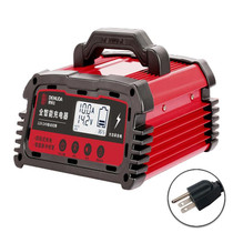 DEMUDA DC100 10A 12V / 24V Car Battery Charger Intelligent Pulse Repair Type Lead-acid Battery, Plug Type:JP Plug(Red)
