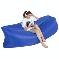 Outdoor Portable Lazy Water Inflatable Sofa Beach Grass Air Bed, Size: 200 x 70cm(Sapphire Blue)
