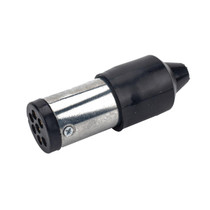 A4059 12V 7Pin Aluminum AU Plug Socket Wiring Connector Adapter Plug Socket for Trailer / RV