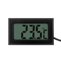 Mini LCD Indoor Digital Thermometer (Celsius Display) (Black)