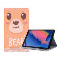 Horizontal Flip Leather Case with Card Slots & Holder & Wallet & Photo Frame for Galaxy Tab A 8.0 (2019)(Cute Bear)