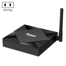 TANIX TX6s 4K Smart TV BOX Android 10 Media Player with Remote Control, Quad Core Allwinner H616, without Bluetooth Function, RAM: 2GB, ROM: 8GB, 2.4GHz WiFi, US Plug