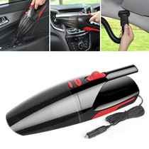 Car Wired Portable 120W Handheld Powerful Vacuum Cleaner Cable Length: 5m, without LED Light (Black)