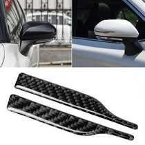 2 PCS Car Carbon Fiber Rearview Mirror Anti-collision Strip Protection Guards Trims Stickers for Toyota Eighth Generation Camry 2018-2019