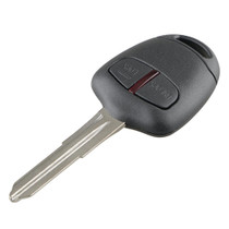 For MITSUBISHI 2 Buttons Intelligent Remote Control Car Key with 46 Chip & Battery & Right Slot, Frequency: 433MHz