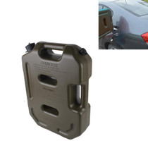 Gasoline Fuel Tanks Plastic 2.6 Gallon 10 Litres Auto Shut Off Fuel Cans Oil Container Emergency Backup(Army Green)