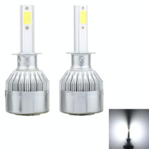 2 PCS  H1 18W 1800 LM 6000K IP68 Canbus Constant Current Car LED Headlight with 2 COB Lamps, DC 9-36V(White Light)