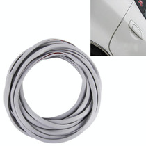 5m Car Decorative Strip PVC Chrome Decoration Strip Door Seal Window Seal(Grey)