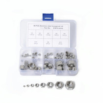 65 PCS Car 304 Stainless Steel Hexagon Socket Screws Assortment Kit M2-M12