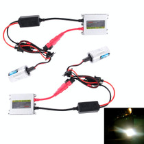 2PCS 35W HB3/9005 2800 LM Slim HID Xenon Light with 2 Alloy HID Ballast, High Intensity Discharge Lamp with 2 Alloy HID Ballast, Color Temperature: 4300K