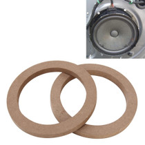 2 PCS Car Auto Universal Wood Loudspeaker Base Protection Cover Holder Mat, Inner Diameter: 14.5cm