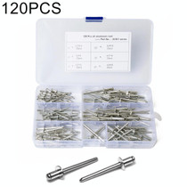 120 PCS All Aluminum POP Rivet Assortment Kit