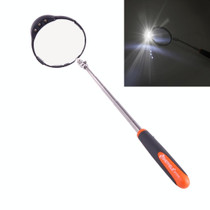 Retractable Vehicle Car Chassis Inspection Mirror with 3 PCS 5mm LED Lights, Mirror Diameter: 82mm, Max Expanding Length: 760mm