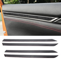 Carbon Fiber 3D Interior Door Trim Decals DIY Decorative Sticker for Honda Civic 10th Gen