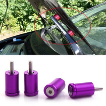 4 PCS Car Modified Isolation Column Engine Cover Blocked Up Screw Engine Turbine Ventilation Gasket Screw Washer (Purple)